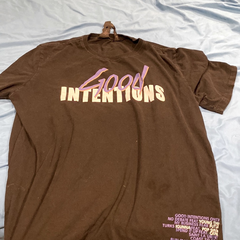 Nav X Vlone pruple doves tee